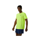 Men's Asics Metarun SS Top Safety Yellow-Apparel-33-OFF