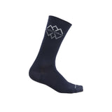 Men's Icebreaker Merino Lifestyle Fine Gauge Crew IB Logo Reflections Socks Midnight Navy/Snow-Apparel-33-OFF