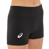 Women's Asics Circuit Compression Short 3-Inch (Team Black)-Apparel-33-OFF