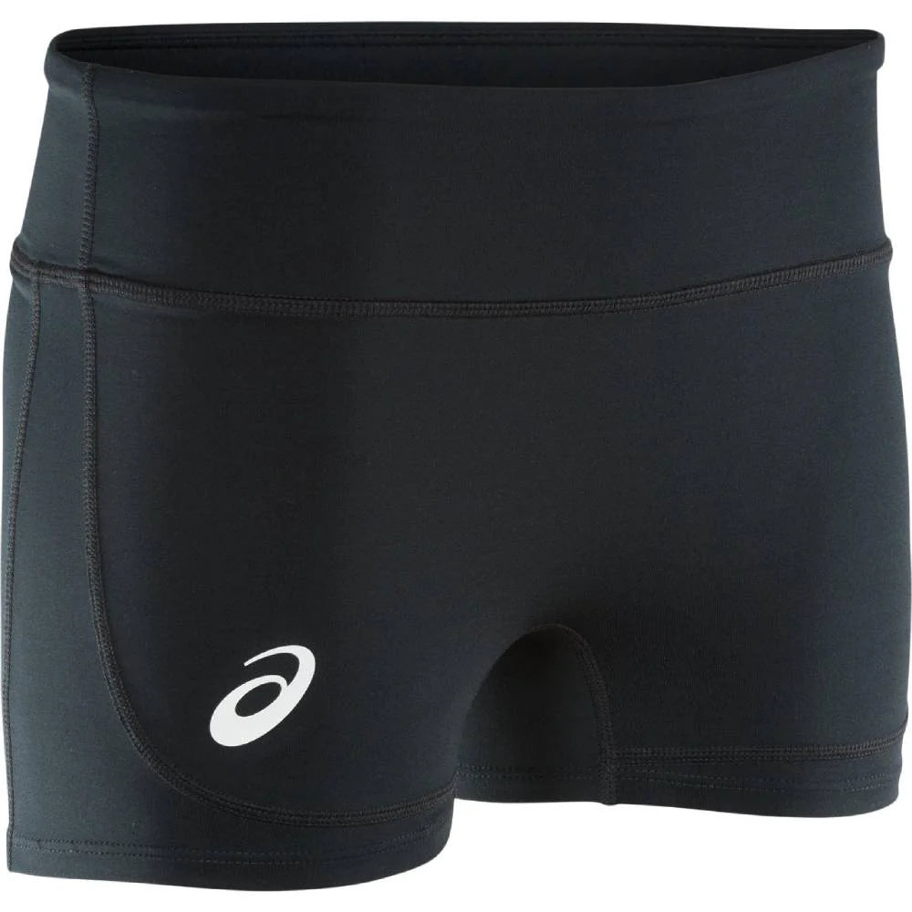 Women's Asics Circuit Compression Short 3-Inch (Team Black)-Apparel-33-OFF