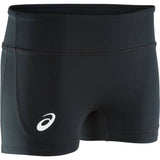 Women's Asics Circuit Compression Short 3-Inch (Team Black)-Apparel-33-OFF