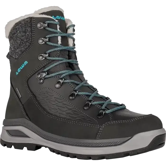 Women's Lowa RENEGADE EVO ICE GTX Anthracite/Petrol-SOULIER, shoes-33-OFF