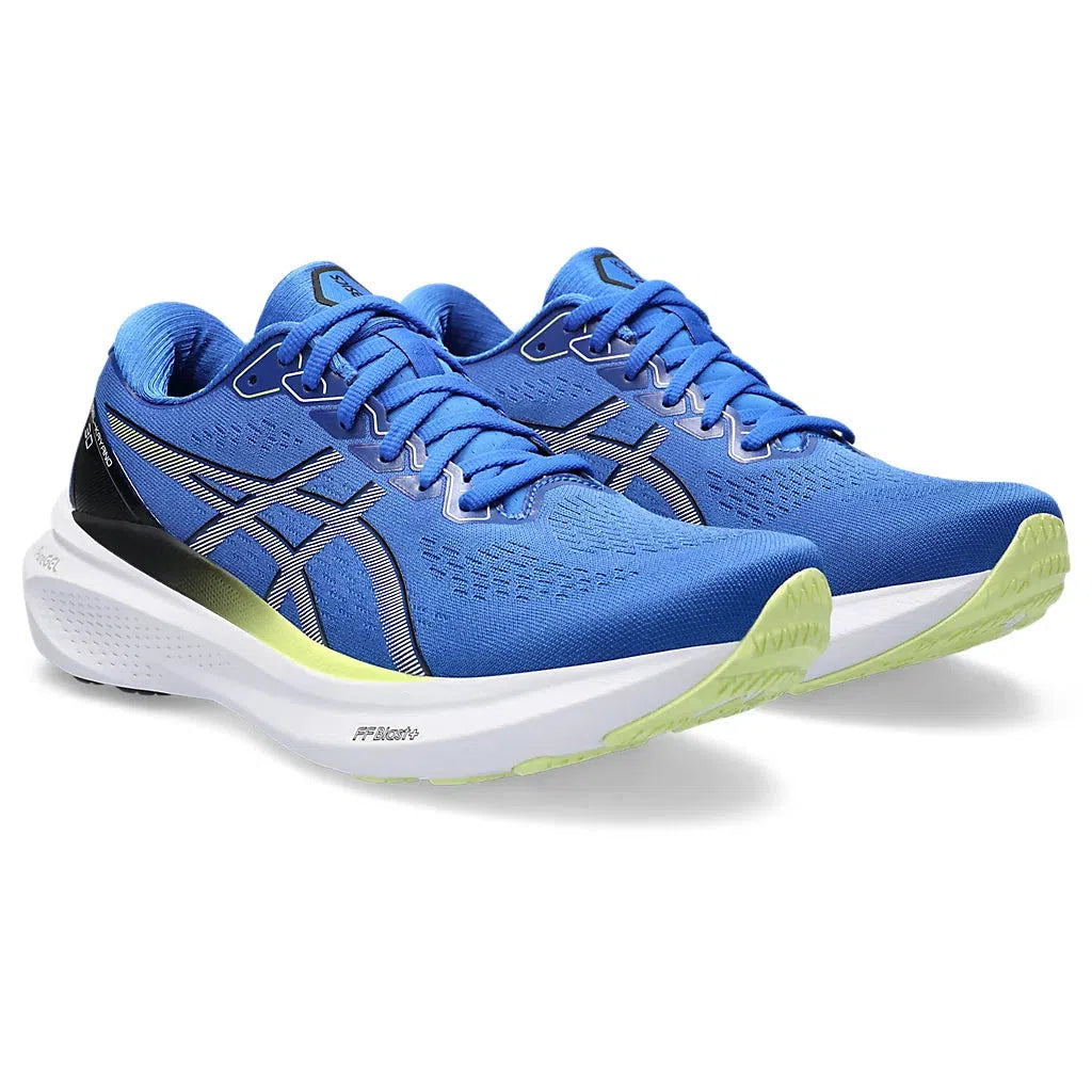 Men's Asics Kayano 30 Illusion Blue/Glow Yellow-SOULIER, shoes-33-OFF