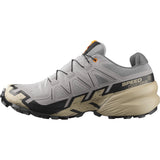 Men's Salomon Speedcross 6 GTX Gull/Whpep/Black-SOULIER, shoes-33-OFF