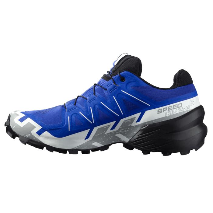 Men's Salomon Speedcross 6 GTX Nautical Blue / Black / White-SOULIER, shoes-33-OFF