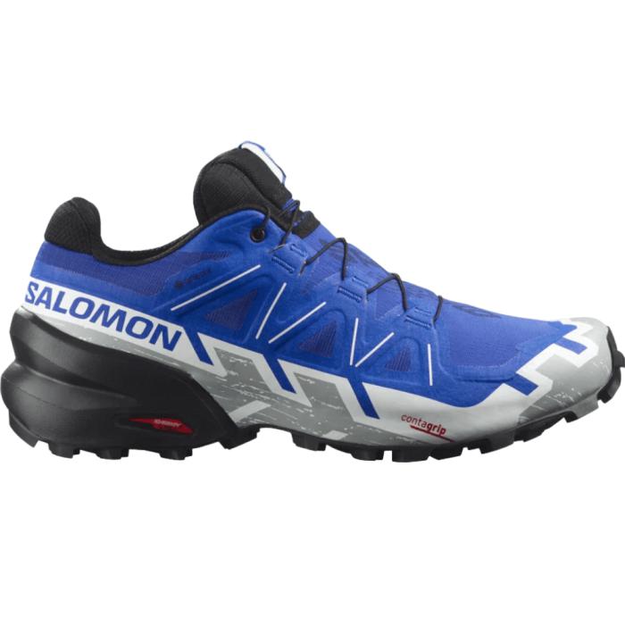 Men's Salomon Speedcross 6 GTX Nautical Blue / Black / White-SOULIER, shoes-33-OFF