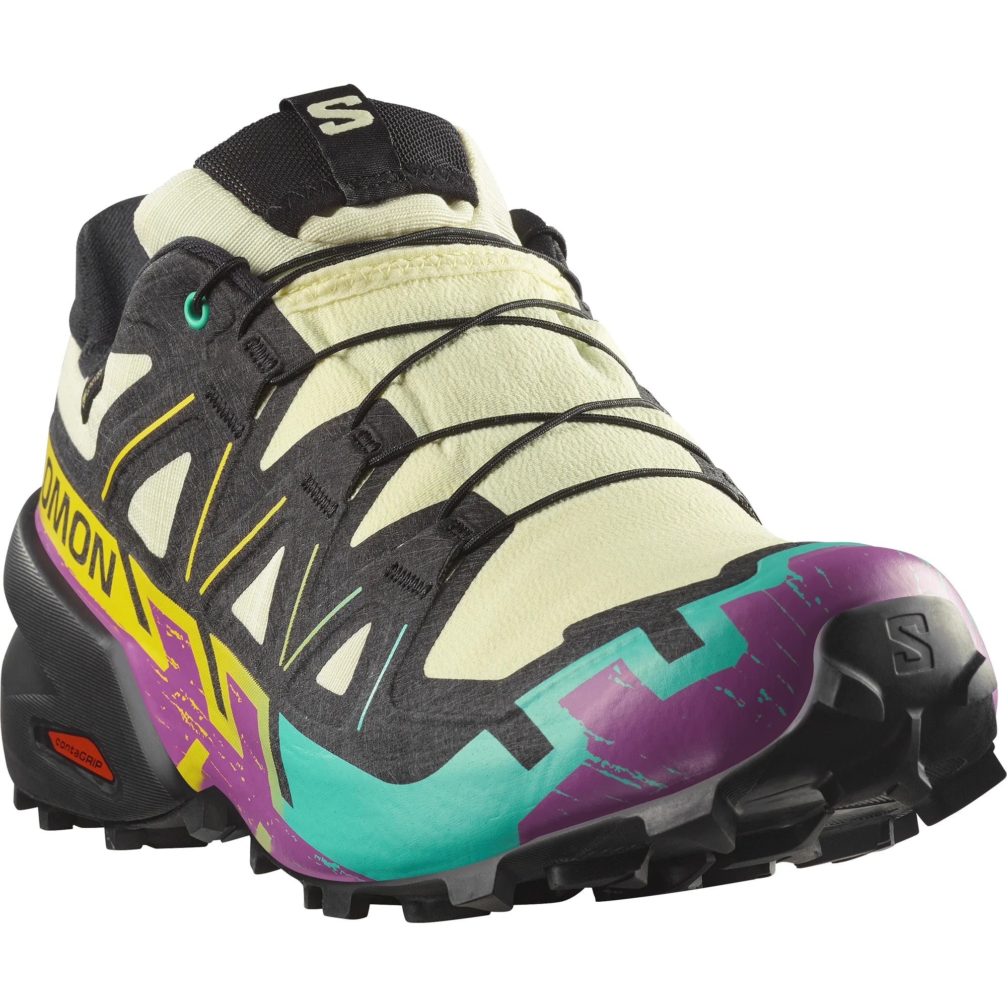 Men's Salomon Speedcross 6 GTX TYellow/Black/Watf-SOULIER, shoes-33-OFF
