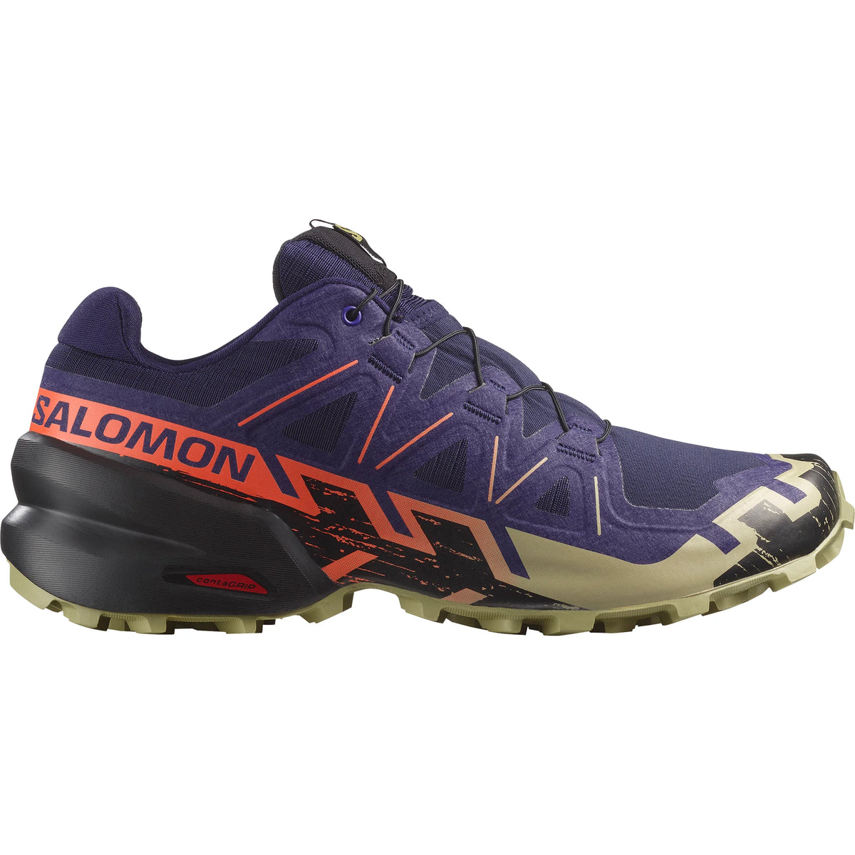 Men's Salomon Speedcross 6 Mar Bl/Black/Chert-SOULIER, shoes-33-OFF