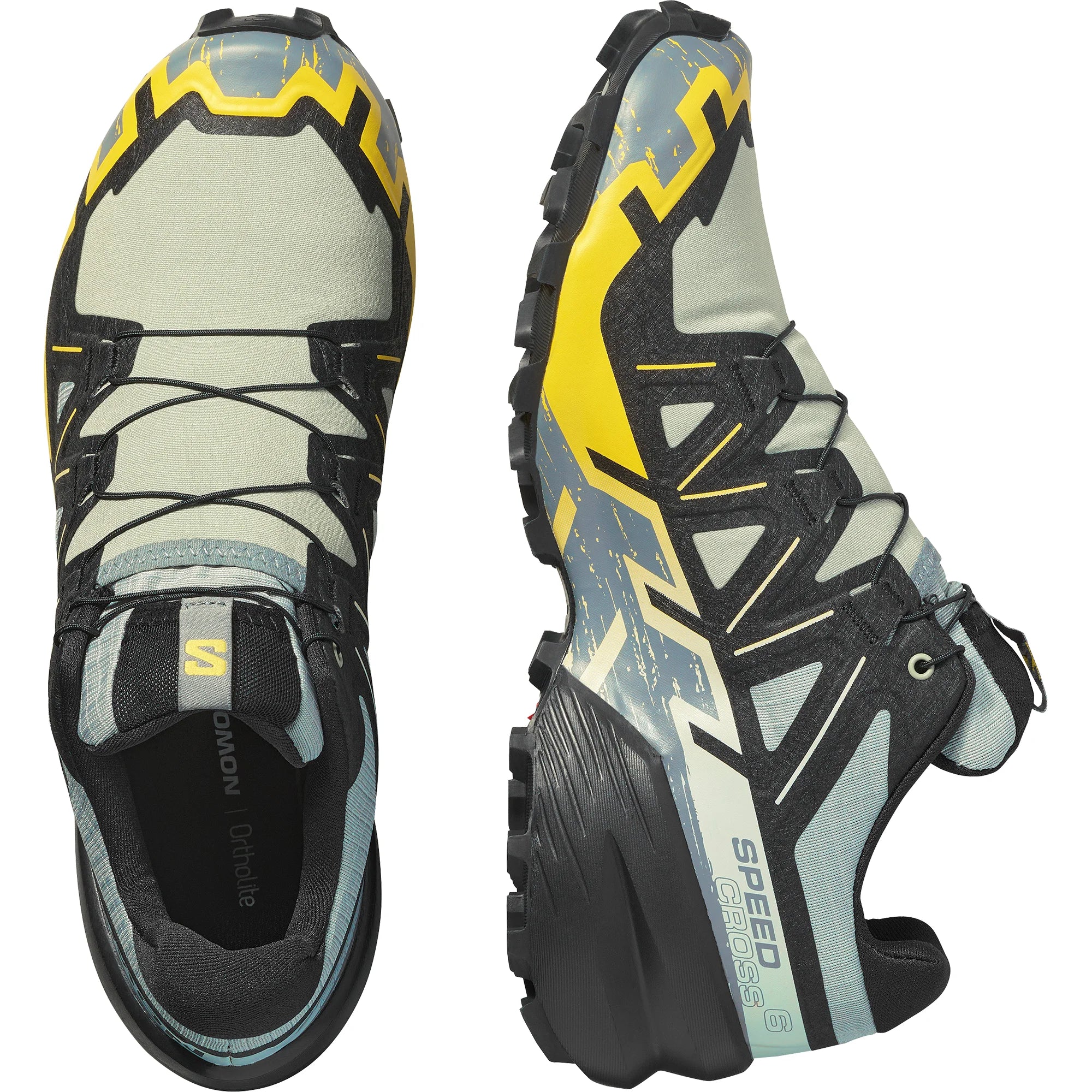 Men's Salomon Speedcross 6 Wrought Iron/Black-SOULIER, shoes-33-OFF