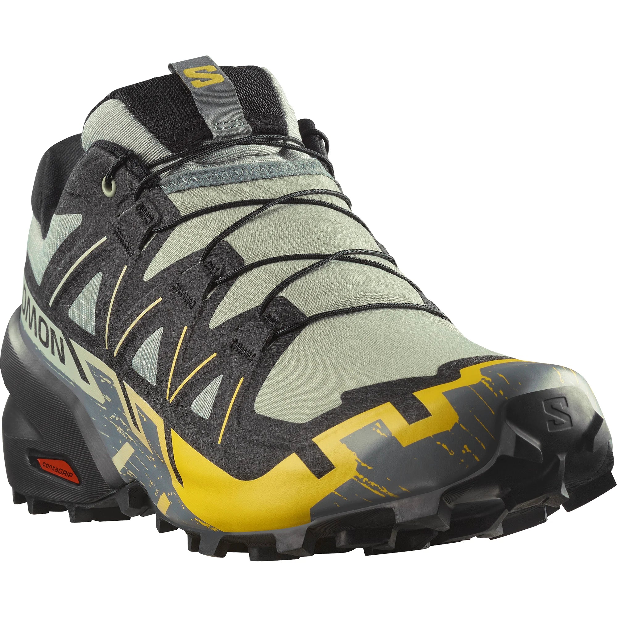Men's Salomon Speedcross 6 Wrought Iron/Black-SOULIER, shoes-33-OFF