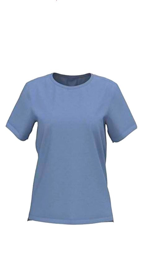 Women's Salomon OUTLIFE Scoop Hem Tee Copen Blue - X Large