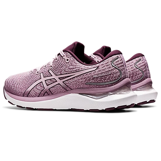 Women's Asics GEL-CUMULUS 24 Barely Rose/Deep Plum-SOULIER, shoes-33-OFF