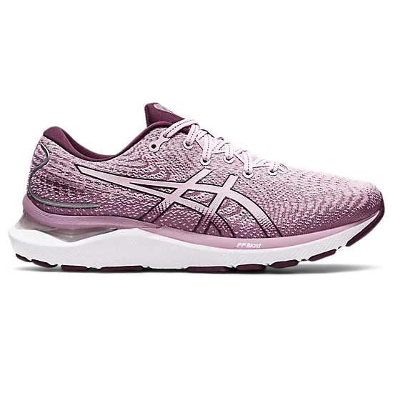 Women's Asics GEL-CUMULUS 24 Barely Rose/Deep Plum-SOULIER, shoes-33-OFF