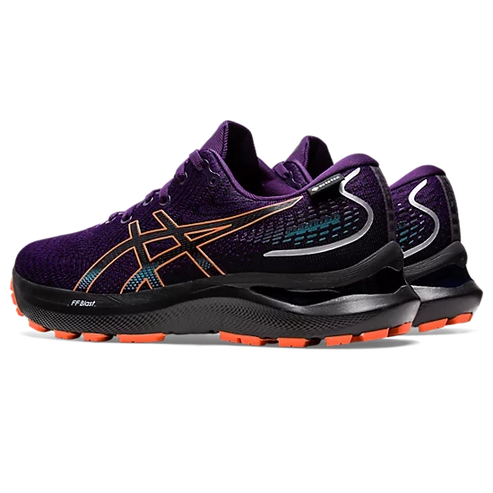 Women's Asics GEL-CUMULUS 24 GTX Night Shade/Nova Orange-SOULIER, shoes-33-OFF