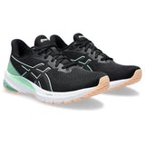 Women's Asics GT-1000 12 Black/Mint Tint-SOULIER, shoes-33-OFF