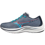 Women's Mizuno WAVE REBELLION India Ink - Scuba Blue-Shoes-33-OFF