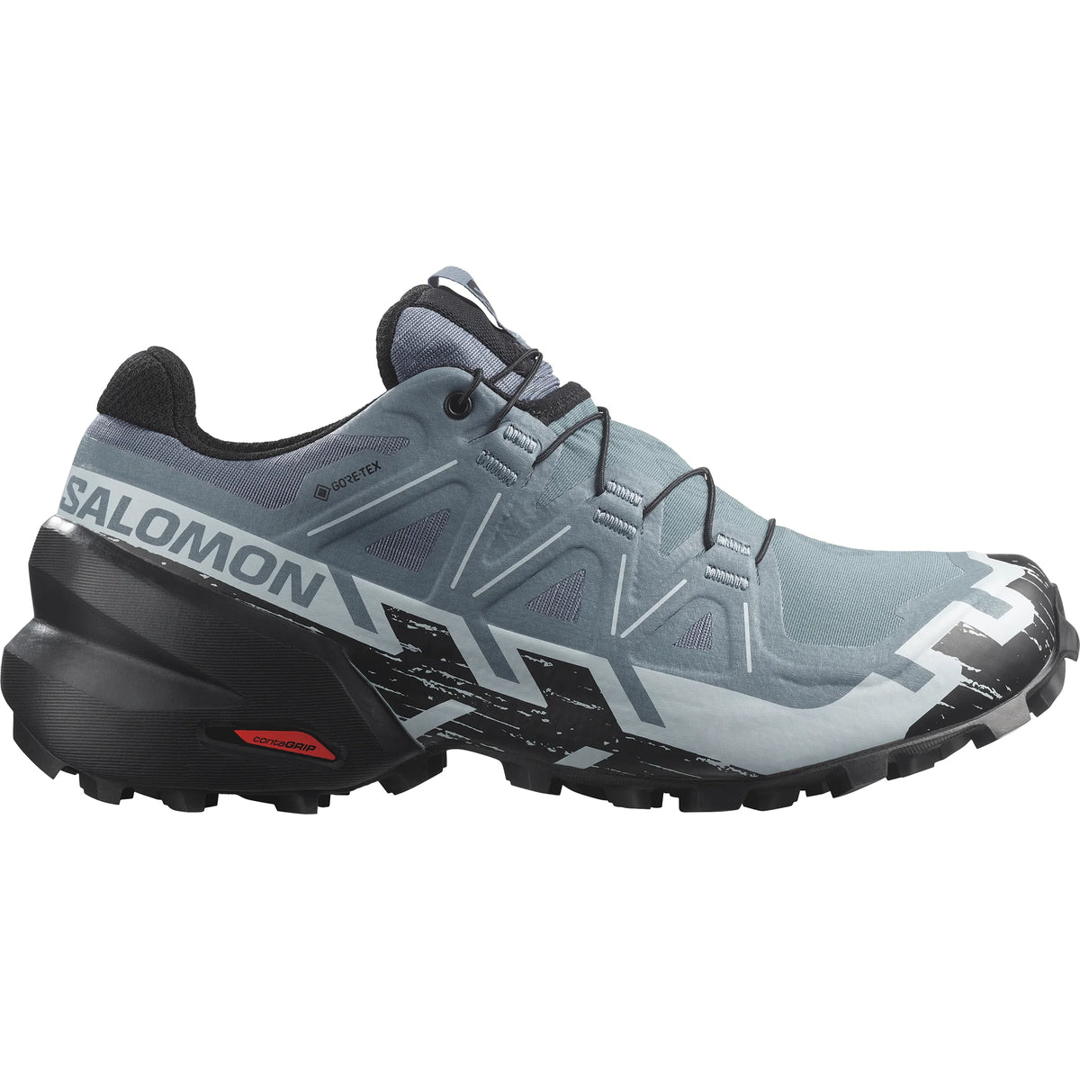 Women's Salomon Speedcross 6 GTX Flint/Black/Hea-SOULIER, shoes-33-OFF