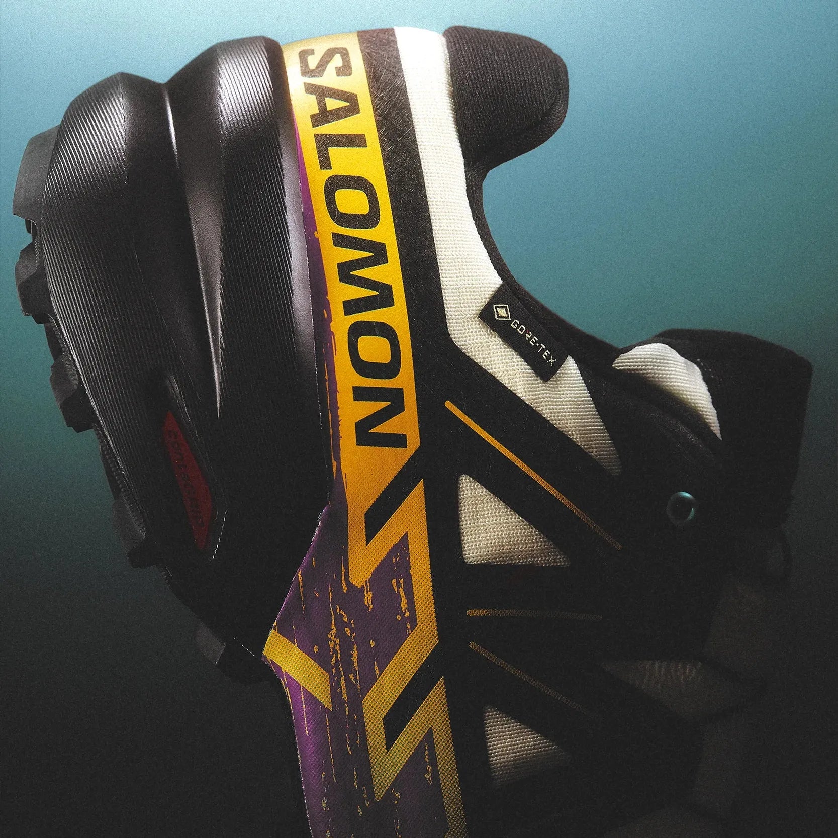 Women's Salomon Speedcross 6 GTX Tyello/Black/Wa-SOULIER, shoes-33-OFF