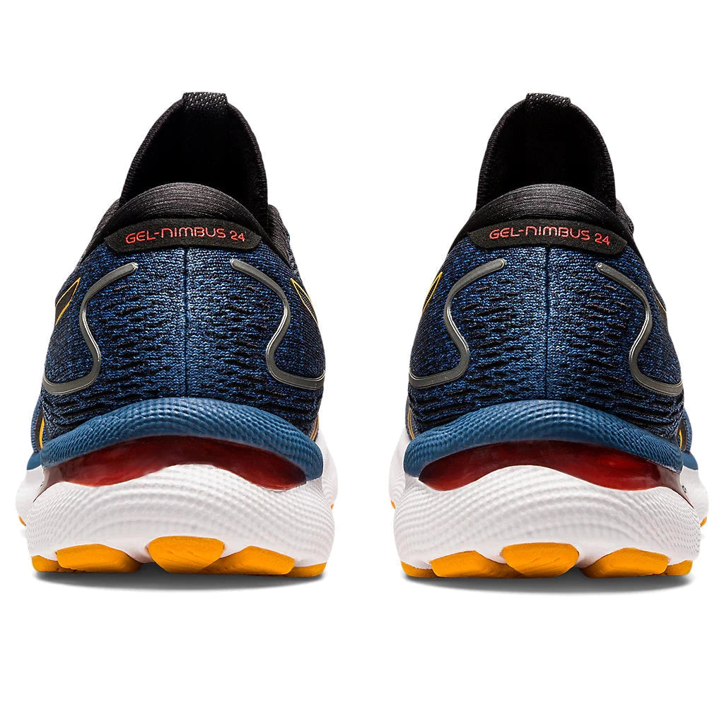 Men's Asics Gel-nimbus 24 (2E) Azure/Amber-SOULIER, shoes-33-OFF