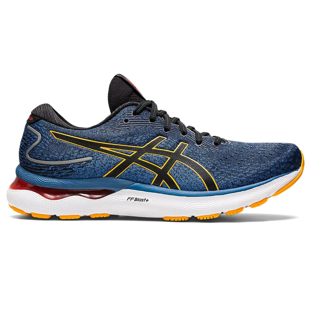Men's Asics Gel-nimbus 24 (2E) Azure/Amber-SOULIER, shoes-33-OFF