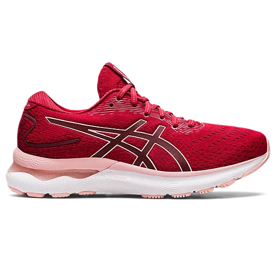 Women's Asics Gel-nimbus 24 Cranberry/Frosted Rose-SOULIER, shoes-33-OFF
