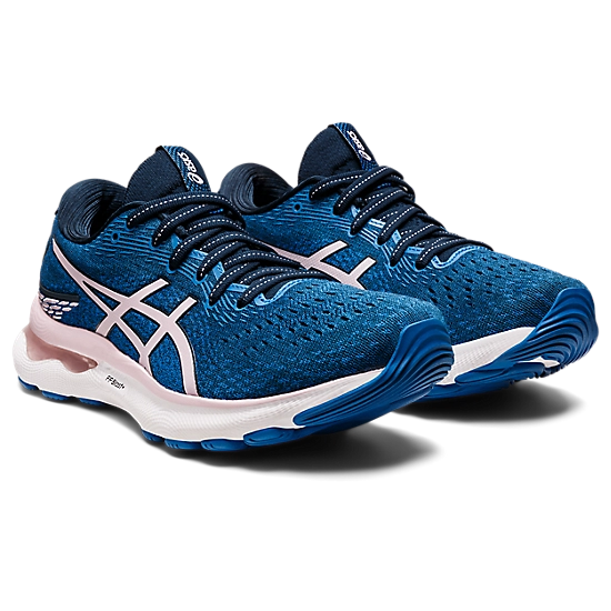 Women's Asics Gel-nimbus 24 French Blue/Barely Rose-SOULIER, shoes-33-OFF